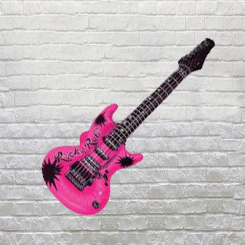 Pink Inflatable Guitar