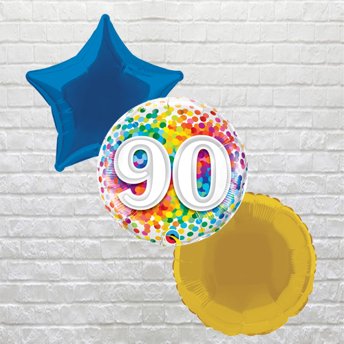 Rainbow Confetti 90th