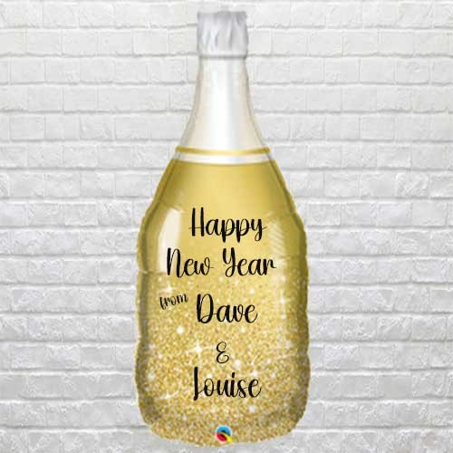 Personalised Prosecco Bottle Balloon