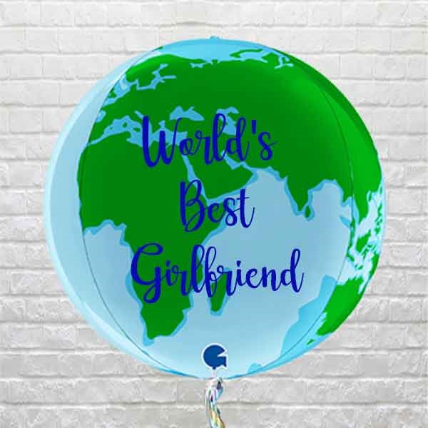 World's Best Girlfriend Globe