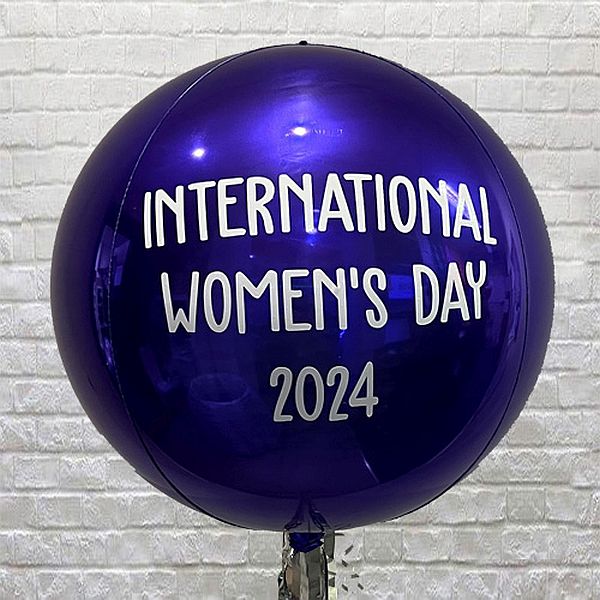IWD Purple Globe Balloon