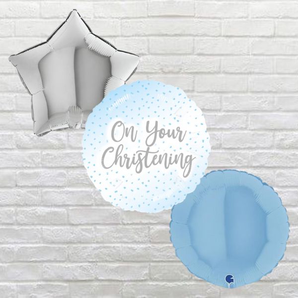 On Your Christening Blue Bouquet