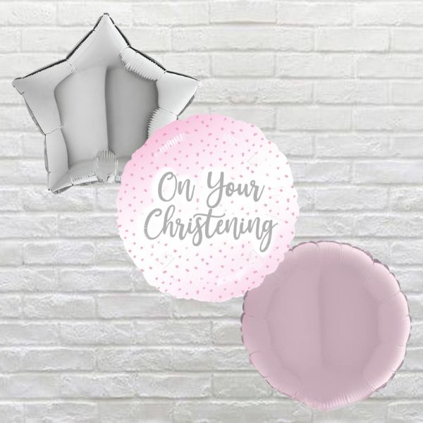 On Your Christening Pink Bouquet