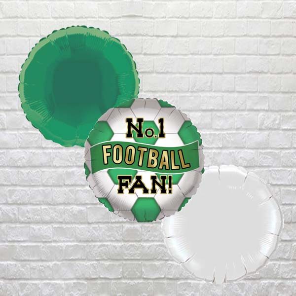 Green and White Fan Bouquet