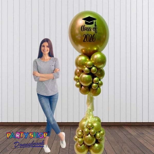 Class of 2026 - Gold Balloon Stand